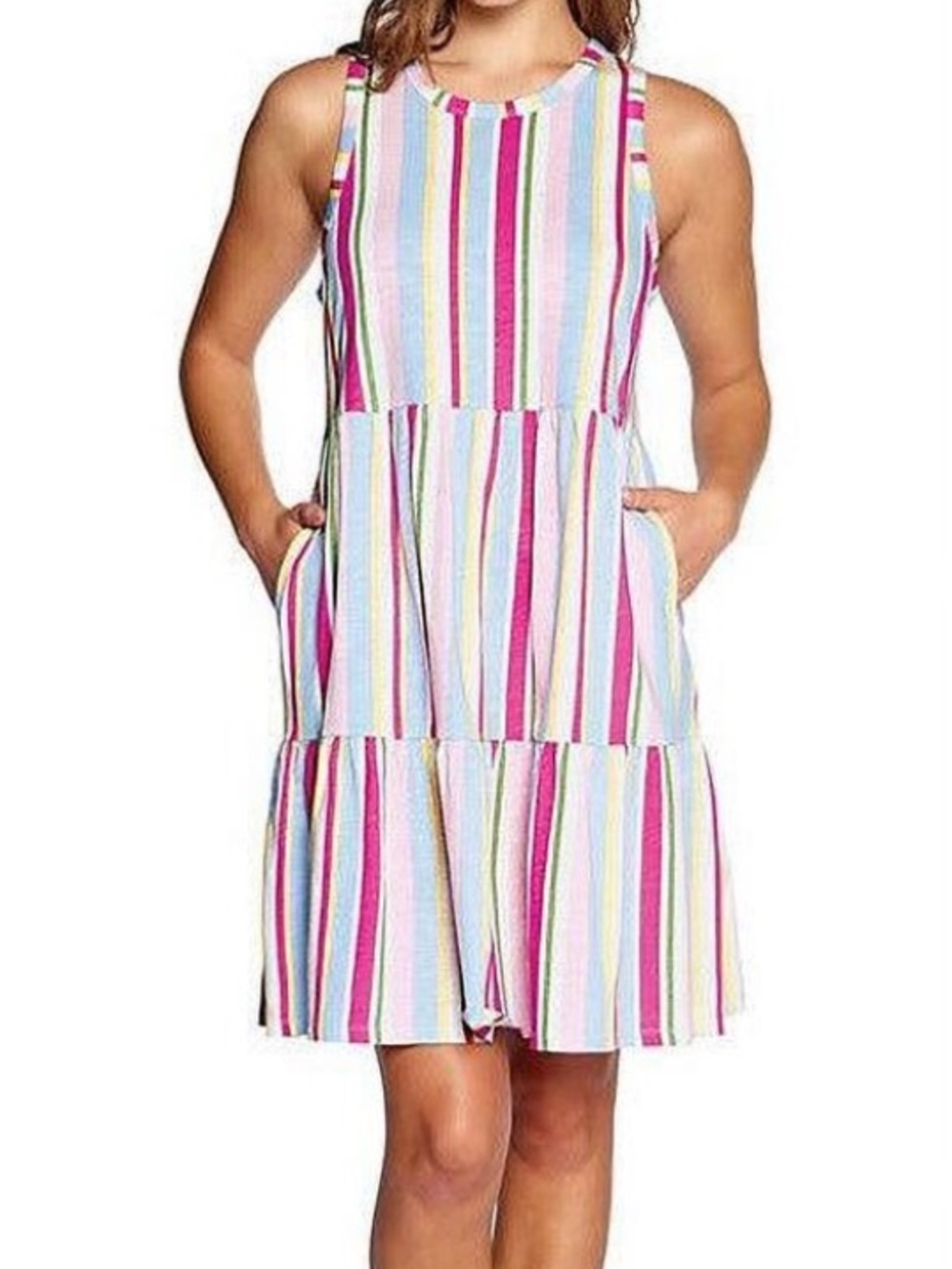 GAP TIERED SHORT SUMMER DRESS (732)